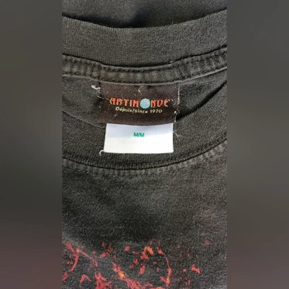 Vtg 2006 Rammstein Industrial Metal Double Sided Print T-Shirt Size (M) - Picture 4 of 5